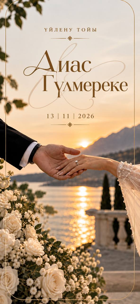 Диас пен Гүлмерекенің үйлену тойы